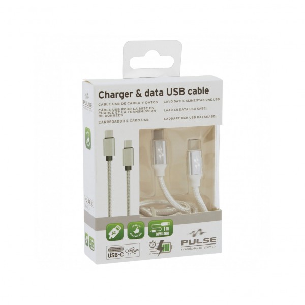 Cable USB C 3.1 Lightning con Carga Rápida y Transferencia de Datos