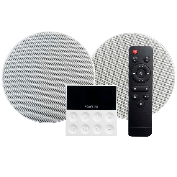 Fonestar ks-wall white / altavoces de megafonía con amplificador