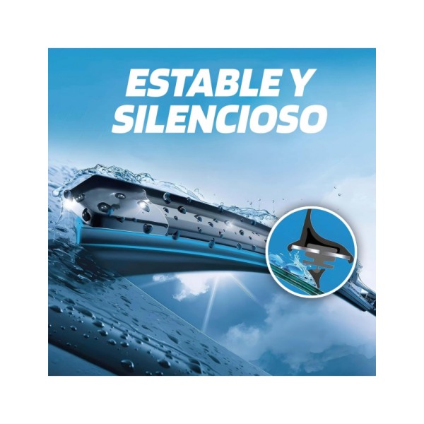 Escobilla Limpiaparabrisas Modelo Ultra Flex Series 24" 61 cm 1 Unidad con 8 Adaptadores