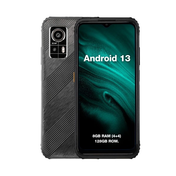 Agm h6 lite 4g grey / rugerizado / 4+128gb / 6.56" 90hz hd+