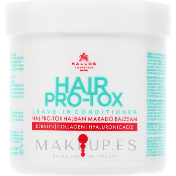 Kallos hair pro-tox acondicionador 250ml