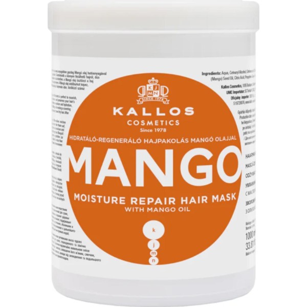 Kallos mango mascarilla capilar reparadora 1000ml